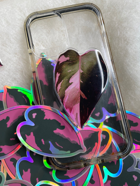 Phone Grip Philodendorn Pink Princess